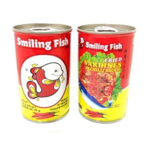 Smiling Fish Sardines in Chili Sauce 425g Canned Food Sardin Smiling Fish Goreng dalam Sos Cili ...