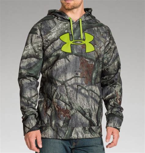 Mens Ua Coldgear® Infrared Armour® Fleece Scent Control Hoodie Under