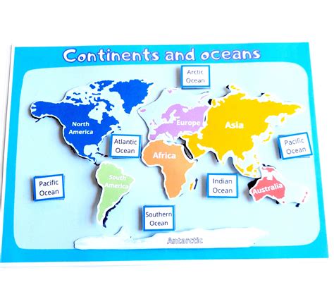 Free oceans and continents worksheet, Download Free oceans and ...