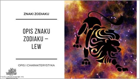 Lew Znak Zodiaku Co Oznaczaj Daty Pa Dziernik Oszczednoscie Pl