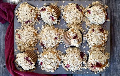 Cranberry Oatmeal Muffins Simmer Sauce