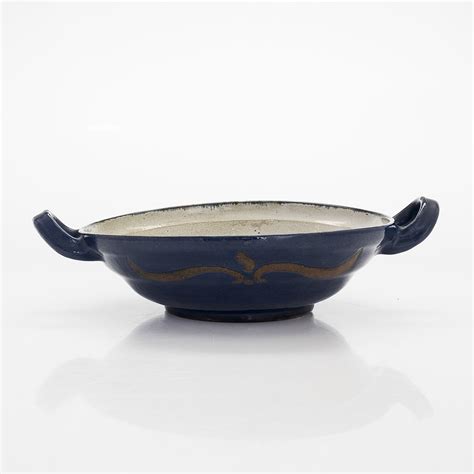 Alfred William Finch Serving Bowl Around Year 1900 By Iris Finland