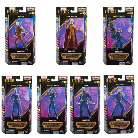 Marvel Legends 6 Guardians Of The Galaxy Vol 3 Wave Set Of 7 COSMO BAF