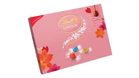 Lindt Lindor Pink Assorted Chocolates T Box 168g Delivery Near You