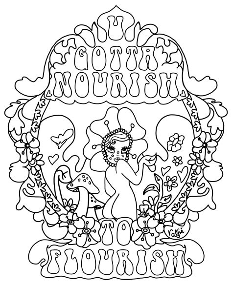 ️weed Coloring Pages Free Download