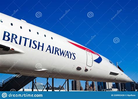 Concorde Cockpit Und Instrumententafel Der British Airways Concorde