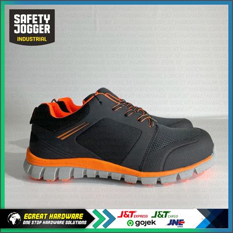 Jual Safety Jogger Ligero Orange S P Light Weight Safety Shoes Nano