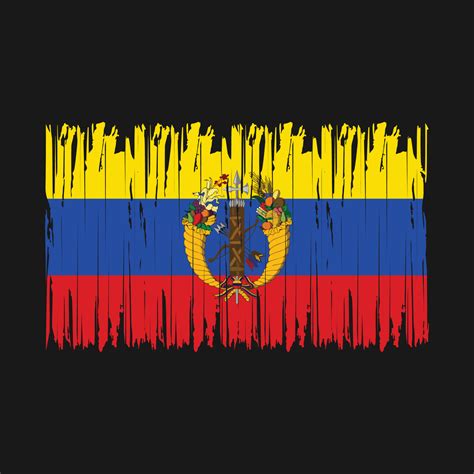 Colombia Flag Brush 20166769 Vector Art at Vecteezy