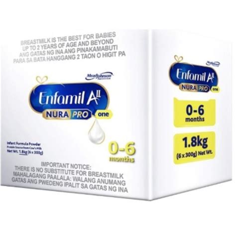 【cod】 Enfamil Aii Nurapro One Infant Formula Powder For 0 6 Months 1