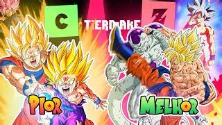 Tier List De As Sagas De Dragon Ball Doovi