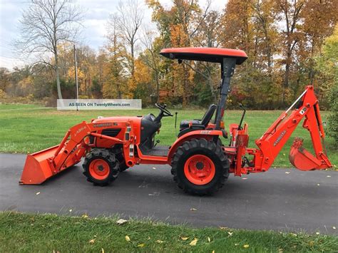 Kubota B2920 Tractor La364 Loader Bh65 Backhoe