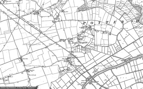 Historic Ordnance Survey Map Of Potter Heigham 1880 1883