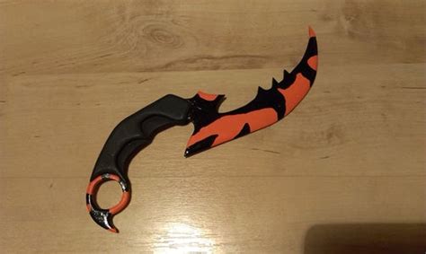 Wooden Karambit V2 7 Steps With Pictures Instructables