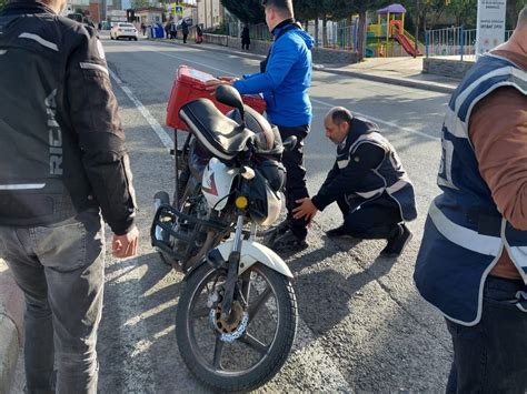 D Zeltme Samsunda Polisten Motosiklet Uygulamas Kanal