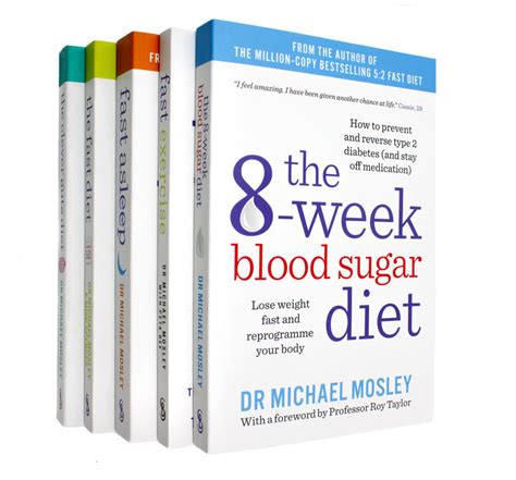 Dr Michael Mosley 5 Books Collection Set (The 8-Week Blood Sugar Diet, – Lowplex