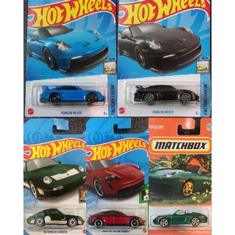 Miniaturas Porsche Hot Wheels MatchBox Shopee Brasil