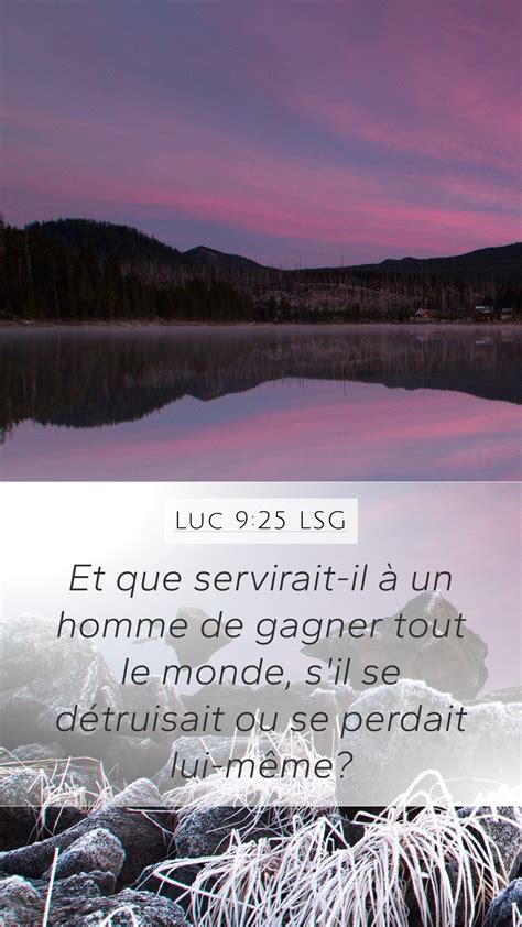 Luc 9 25 LSG Mobile Phone Wallpaper Et que servirait il à un homme de