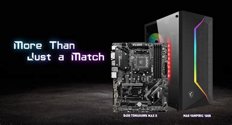 MSI B450 TOMAHAWK MAX II B450 DDR4 (Vga Yok) GLan mATX DVI USB3 HDMI ...