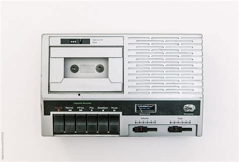 "Portable 1980's Cassette Deck Tape Recorder." by Stocksy Contributor ...