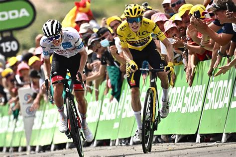 Tour De France Tadej Pogacar Et Jonas Vingegaard R Pondent Aux Hot