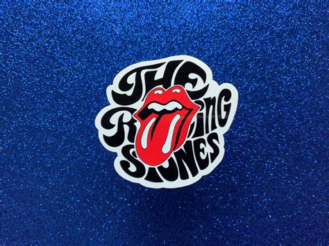 The Rolling Stones Die Cut Sticker Water Resistant Etsy