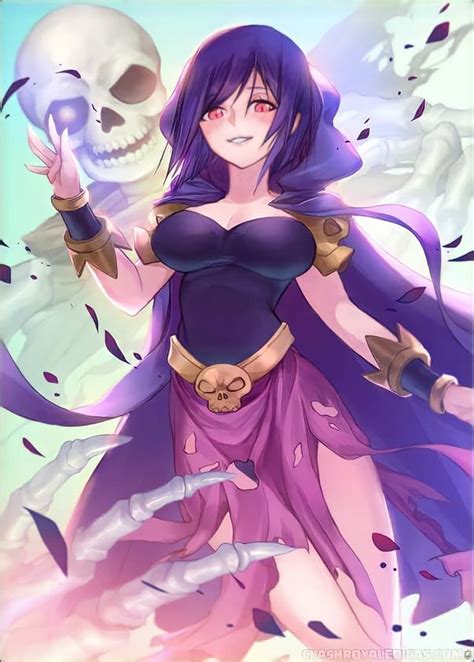 Witch Fanart By 不要角质 Clashroyale