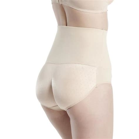 Sasaquoy Culotte Slip Sexy Plus Size Lingerie Panties Femmes intérieur Push Up Rembourré Faux