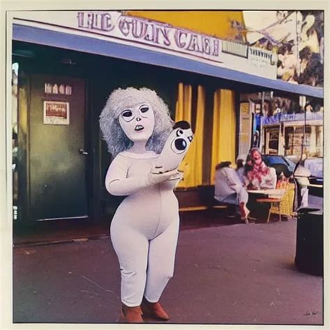 1976 Color Archival Photo Of A Woman And A Puppet That Stable Diffusion