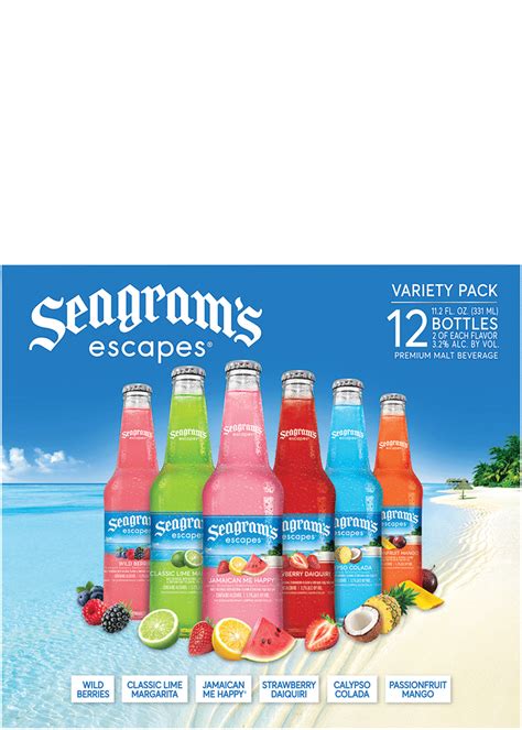 Seagrams Escapes Variety Pack Hard Beverage Total Wine More