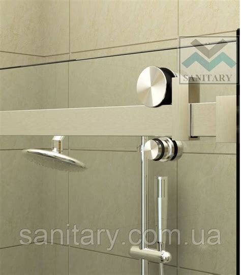 Душева кабіна Elegant home 120x80 прямокутна без піддону розсувні двері ...