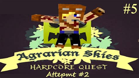 Let S Play Minecraft Agrarian Skies Into The Nether For Stone Of The