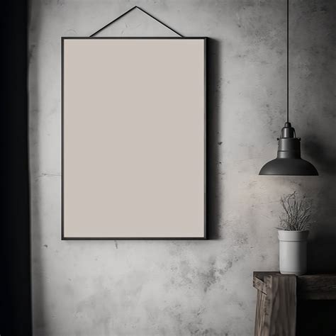 Creepy Frame Mockup Design For Your Horror Posters Display On Online