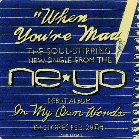 Promo, Import, Retail CD Singles & Albums: Ne-Yo - When You're Mad - (Promo CD Single) - 2006