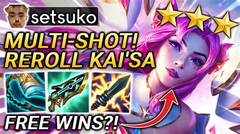 Learn How Setsuko Plays MULTI SHOT KAI SA 3 REROLL TFT Set 8 5 YouTube