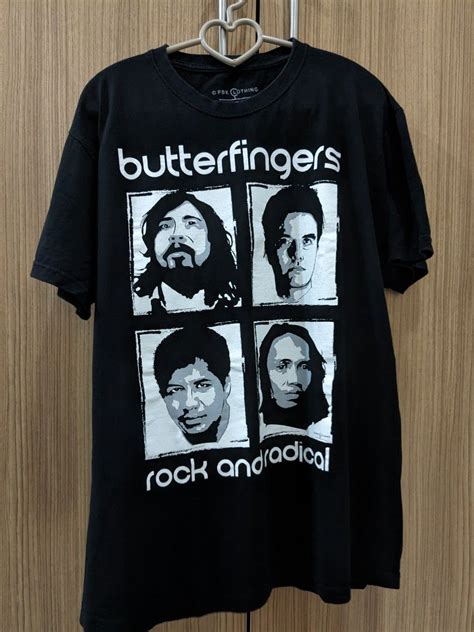 Wc6 Limited Edition Official Butterfingers T Shirt Rock And Radical Men