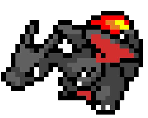 Shiny Charizard Sprite Pixel