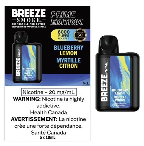 Breeze Prime Blueberry Lemon S50