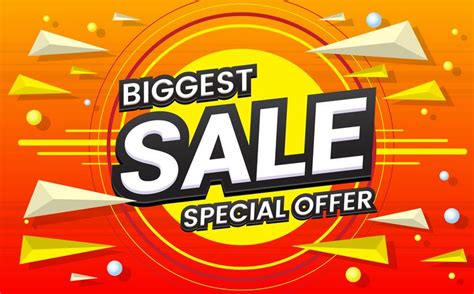 Big Sale Template Banner Vector Background 326854 Vector Art At Vecteezy