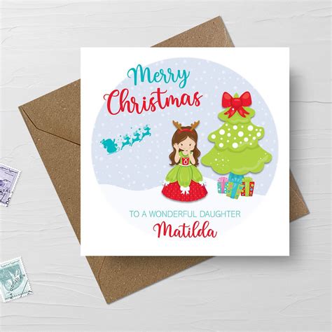 Personalised Christmas Cards Etsy