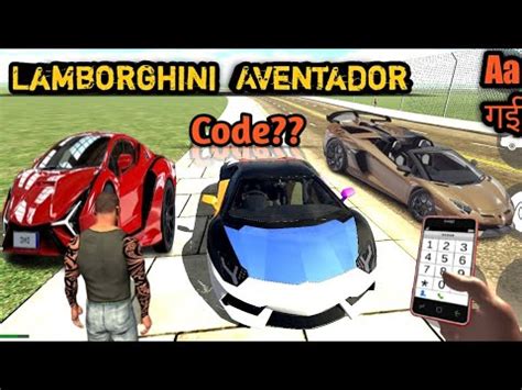 New Update Lamborghini Aventador Car Indian Bike Driving 3d Game