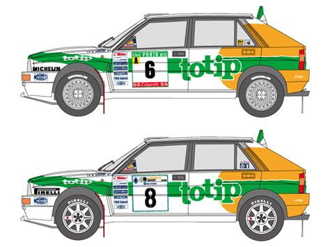 1:24 Totip Lancia Super Delta 1993 Portugal/Acropolis Rally (Hasegawa ...