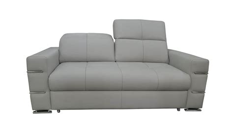 Sofa Elegance Cm W Szarej Sk Rze Naturalnej Vieri Divani