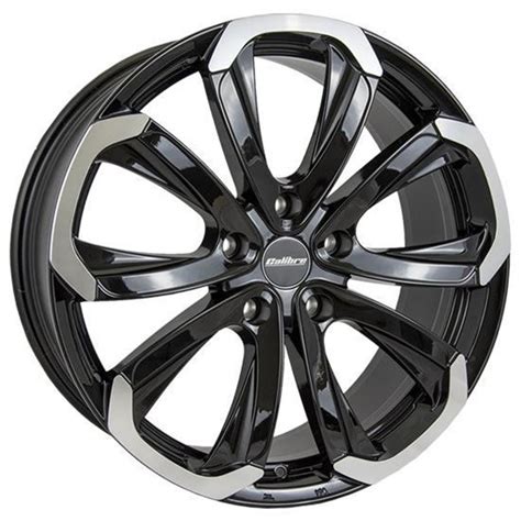 Calibre Havana Black Polished Face Alloy Wheels Alloy Wheels Ni