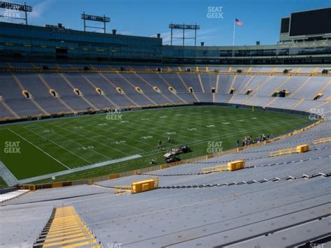 Lambeau Field Seating Chart View Elcho Table