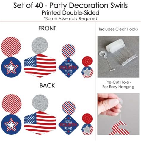 Big Dot Of Happiness 4th Of July Independence Day Hanging Decor