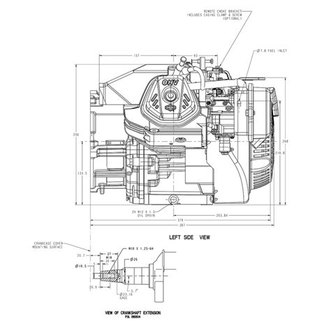 Motor Bensin Hk Briggs Stratton Slaghack Atv Kellfri