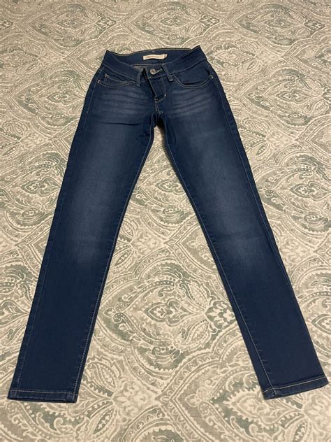 Levi Super Skinny Medium Wash Stretch Jeans W L Gem