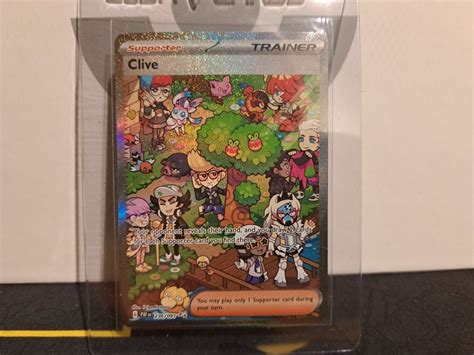 CLIVE SPECIAL ILLUSTRATION RARE PALDEAN FATES POKEMON KARTE Kaufen