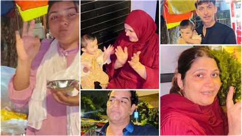 Nausheen Pe Gussa Ho Gay Aaj Ham Sab Fir Us Ko Manane Ke Liy Ghum Ne Gay Paani Puri Or Ice Cream