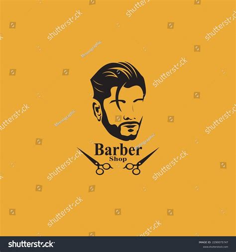 Barber Shop Hair Style Silhouette Vector Stock Vector (Royalty Free ...